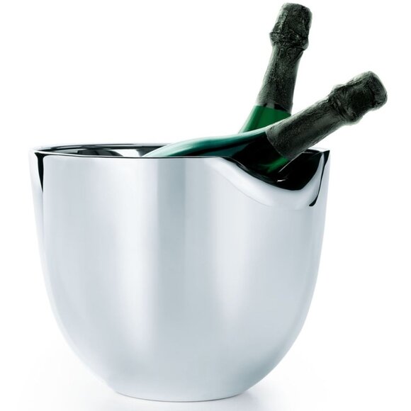 Elsa Peretti for Tiffany Thumbprint Champagne Cooler/Ice Bucket - NIB - Picture 1 of 10